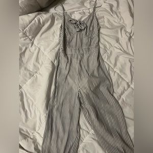 Striped jumpsuit